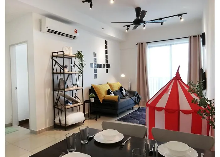 I City Residence, 2 Bedroom 4-7 Pax Unit, Walking To Theme N Water Park & Shopping Mall